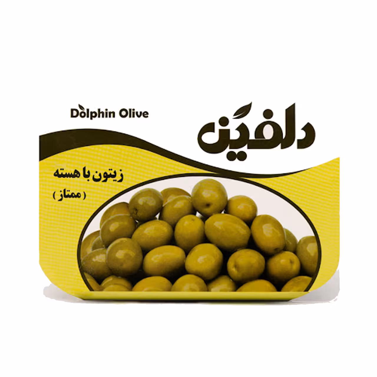 زیتون شور با هسته ممتاز دلفین 290 گرمی