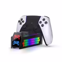 پایه شارژر دسته ps5 دابی – RGB دار
