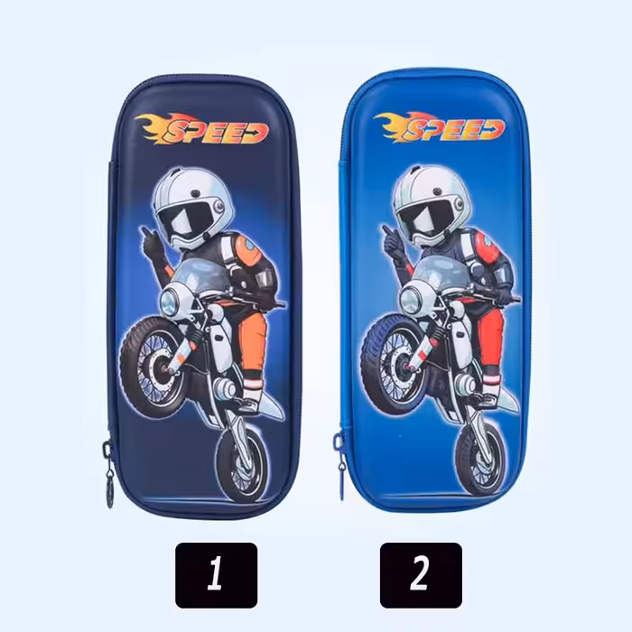 جامدادی فانتزی سه بعدی طرح موتور کراس