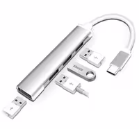 هاب 4 پورت TYPE-Cبه USB3.0 مدل T-3604