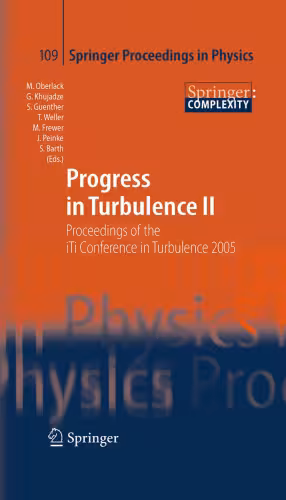 خرید و دانلود نسخه کامل کتاب Progress in Turbulence II: Proceedings of the iTi Conference in Turbulence 2005 (Springer Proceedings in Physics)