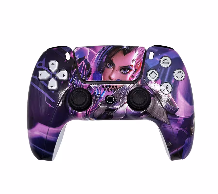 دسته بی سیم PS4 مدل T29 طرح violet girl