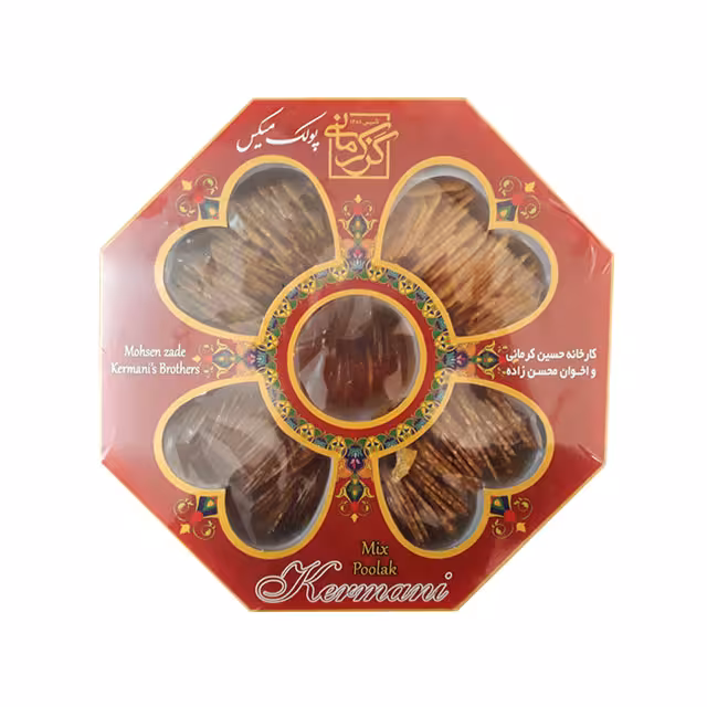 پولکی میکس گز کرمانی 550 گرمی