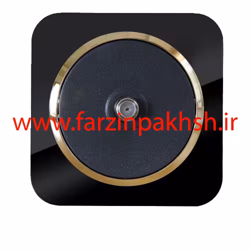 پریز برق آنتن ماهواره (sat) توکار دلند مدل آدا پلکسی قاب مشکی