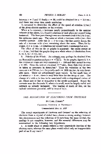 خرید و دانلود نسخه کامل کتاب The Reflection of Electrons from Crystals