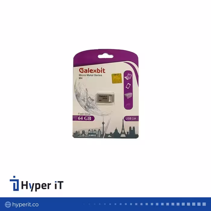 فلش مموری گلکسبیت مدل Micro Metal Series M4 USB 2.0 ظرفیت 64 گیگابایت