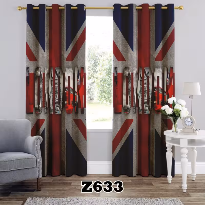 پرده سه بعدی طرح پرچم