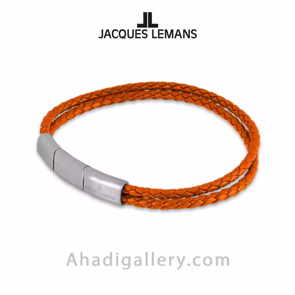 دستبند چرم ژاک لمن مدل S-B126F