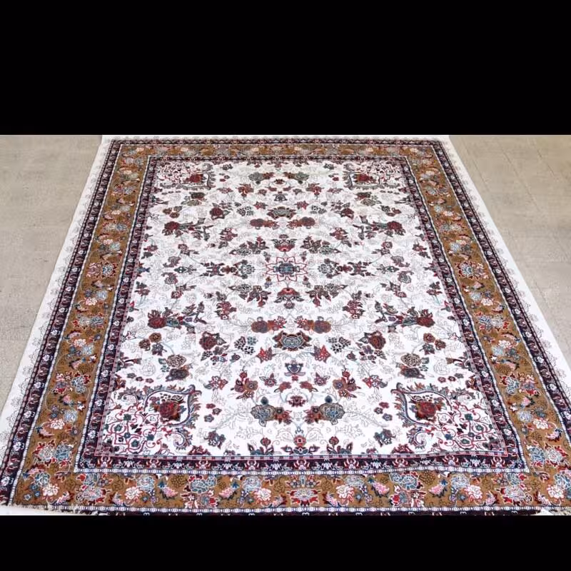 فرش ماشینی کاشان 440شانه(BCF)طرح گیلداکرم6متری(باارسال رایگان)