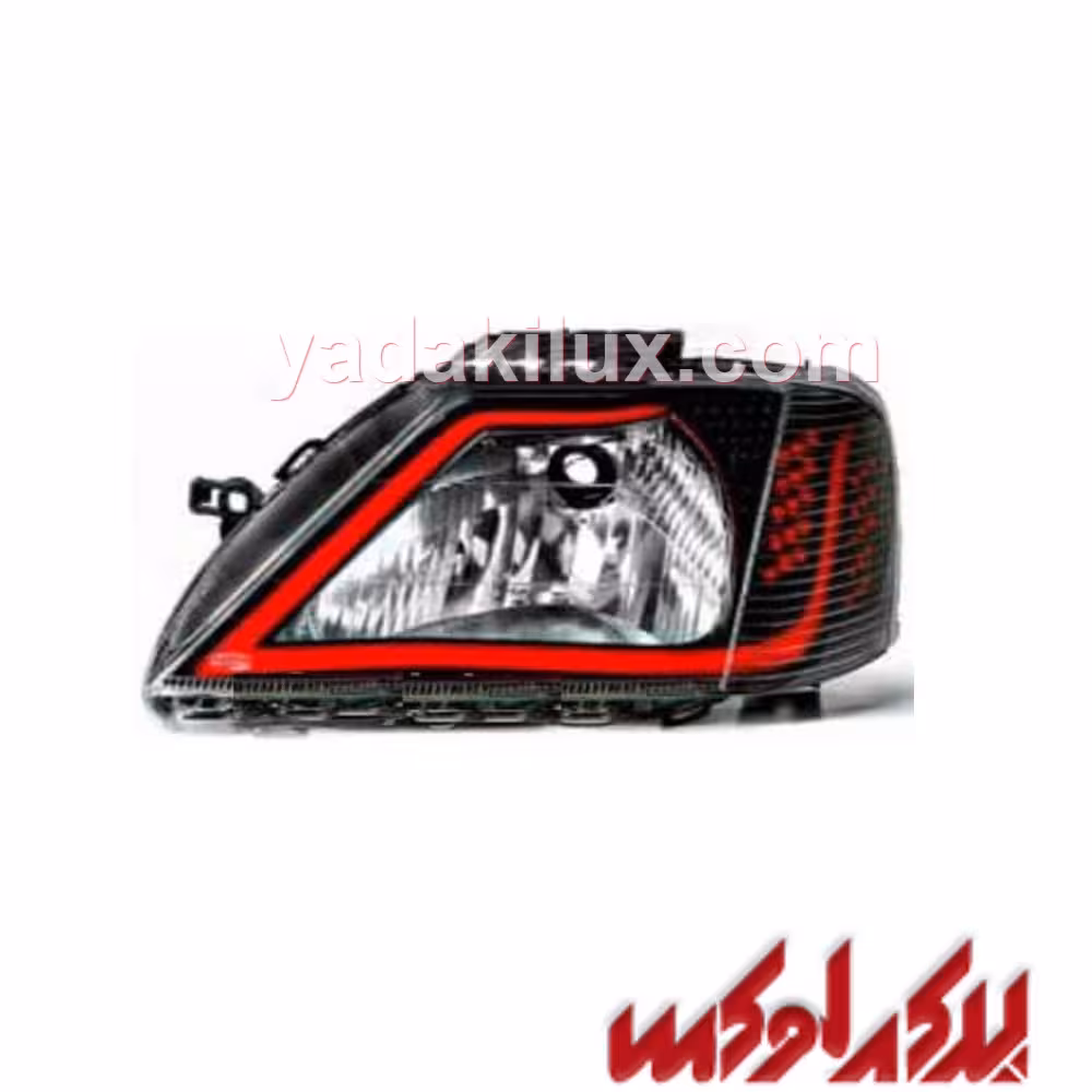 چراغ جلو ال 90 طرح AUDI آئودی اصل NGco قرمز