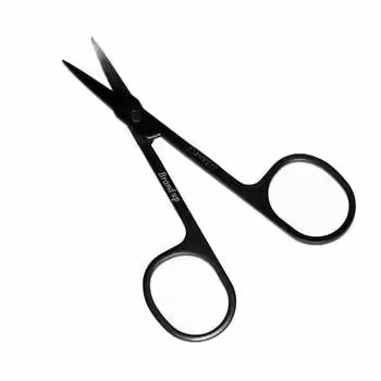 قیچی ابرو تیتانیوم باریک بیوتی باکس مشکی مدل BEAUTY BOX B109