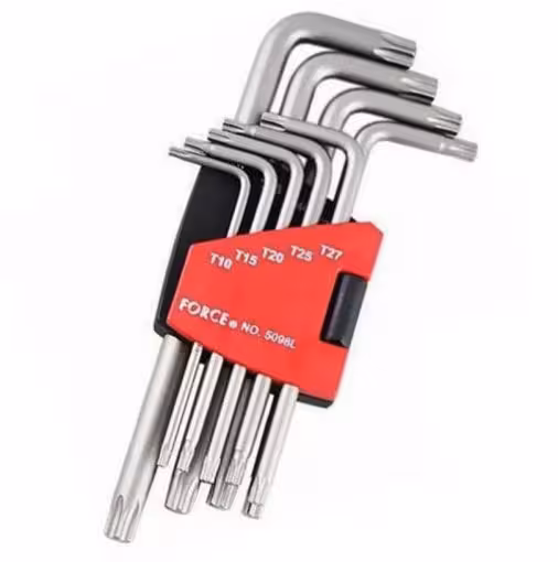 سری 9 عددی آچار ستاره ای بلند فورس مدل FORCE  5098L