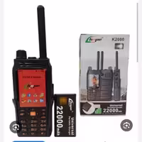 گوشی هوپ مدل k2000 ظرفیت باتری 22000 سه سیم کارت واکی تاکی بیسیم پلمپ آکبند کیفیت درجه 1 ریجستری شده با کد فعالسازی