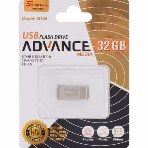 فلش مموری ادونس مدل M108 ظرفیت 32 گیگابایت