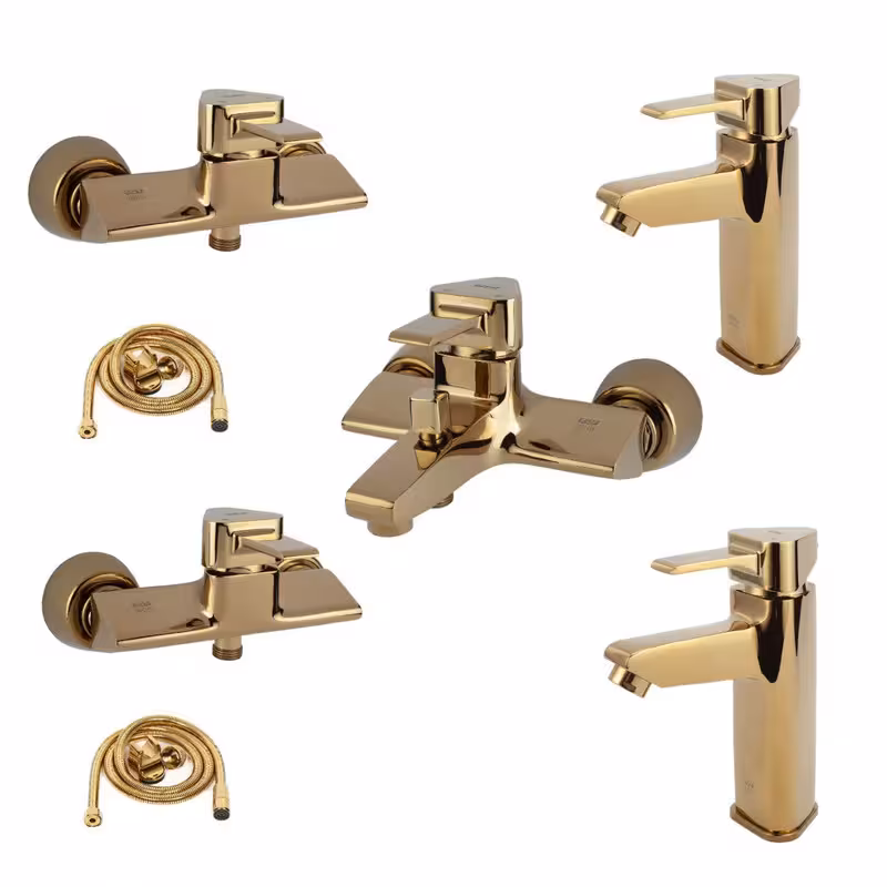 ست شیرآلات کسری مدل مهتاب مجموعه 7 عددی