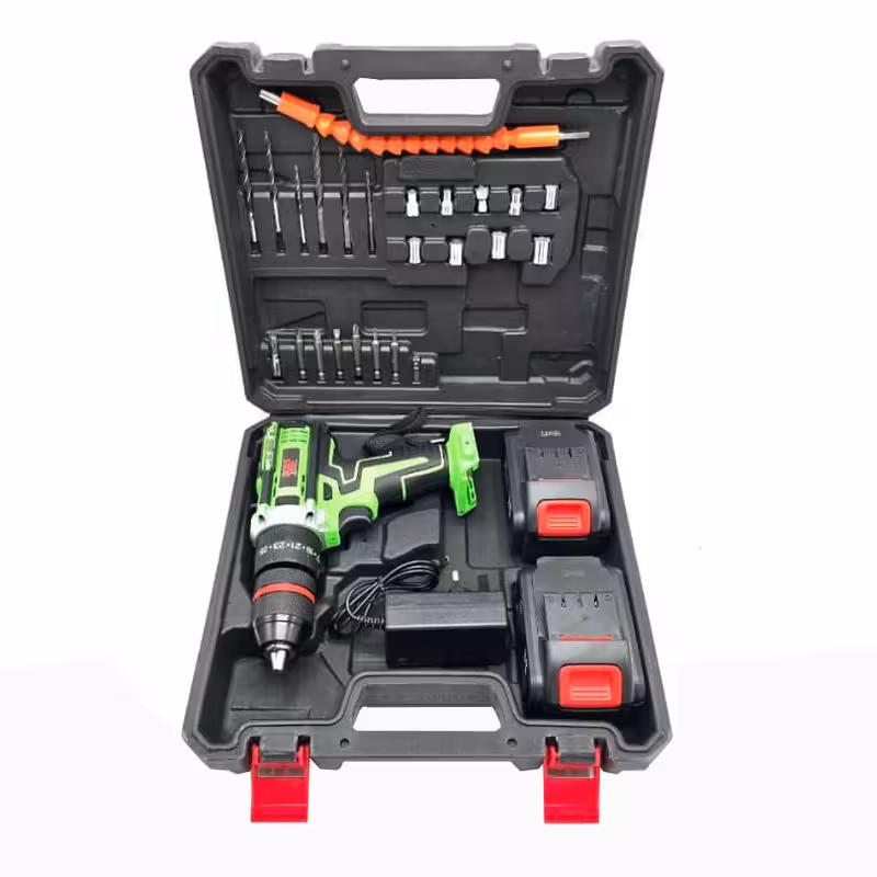 دریل چکشی شارژی صنعتی باس مدلLIFE STYLE -148V مجموعه 25 عددی | کالا مکس