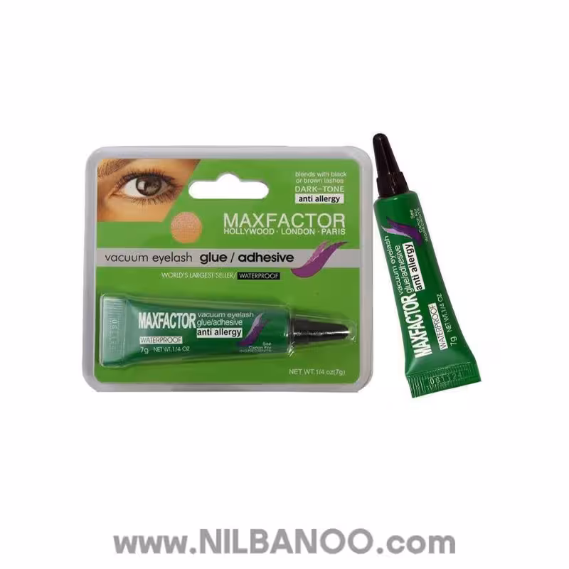 چسب مژه گیاهی آنتی آلرژی مکس فکتور سبز