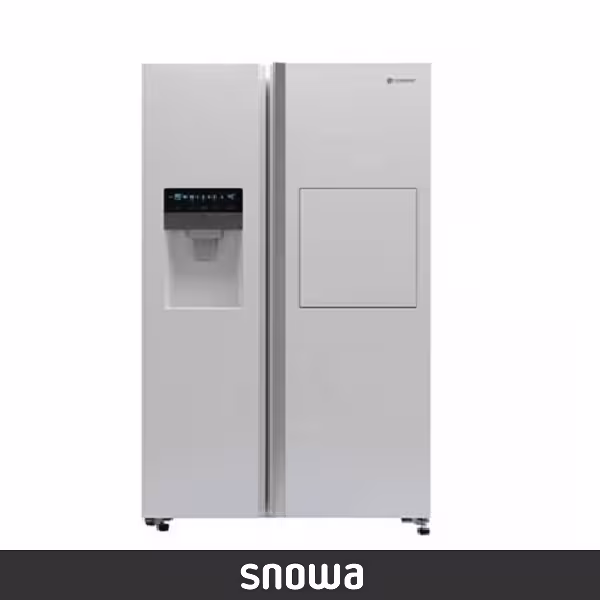 یخچال و فریزر ساید بای ساید35فوت اسنوا سفیدهایپر