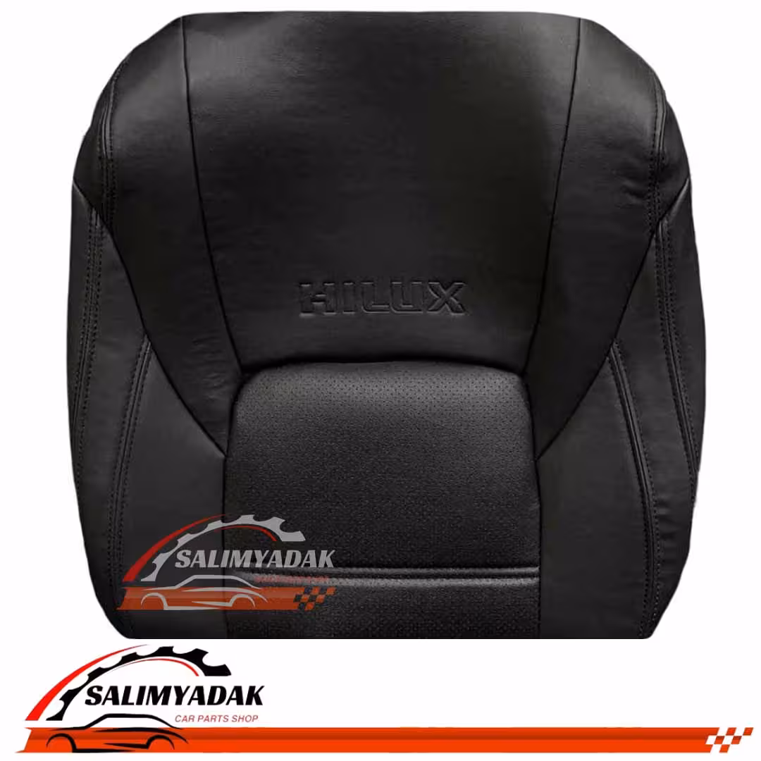 روکش صندلی تویوتا هایلوکس 2016-2023 چرم رنگ مشکی