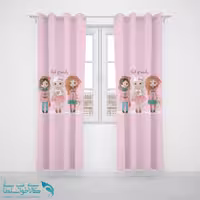 پرده پانچی اتاق کودک طرح بارلی کد A1742