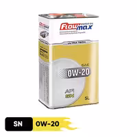 روغن موتور فلومکس مدل اولترا تک 0w20 حجم 5 لیتر