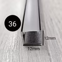 لاینر نوری روکار 1.2 سانتی متری کد 36 رنگ نور فول کالر