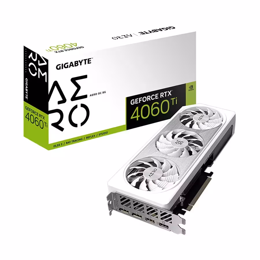 کارت گرافیک گیگابایت مدل GeForce RTX 4060 Ti AERO OC 8G