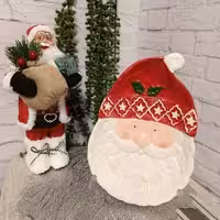 بشقاب بابانوئل کریسمسی وارداتی