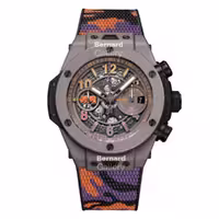ساعت مچی مردانه هابلوت Hublot Square Bang Unico King Gold Rainbow – 42 mm