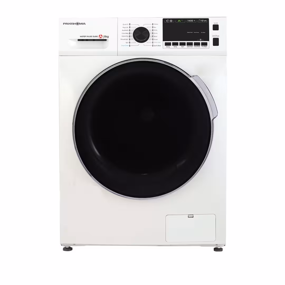 لباسشویی 9 کیلویی پاکشوما مدل BWF40901wt  رنگ سفید با گارانتی پاک سرویس(هزینه ارسال پس کرایه با خریدار محترم هست)