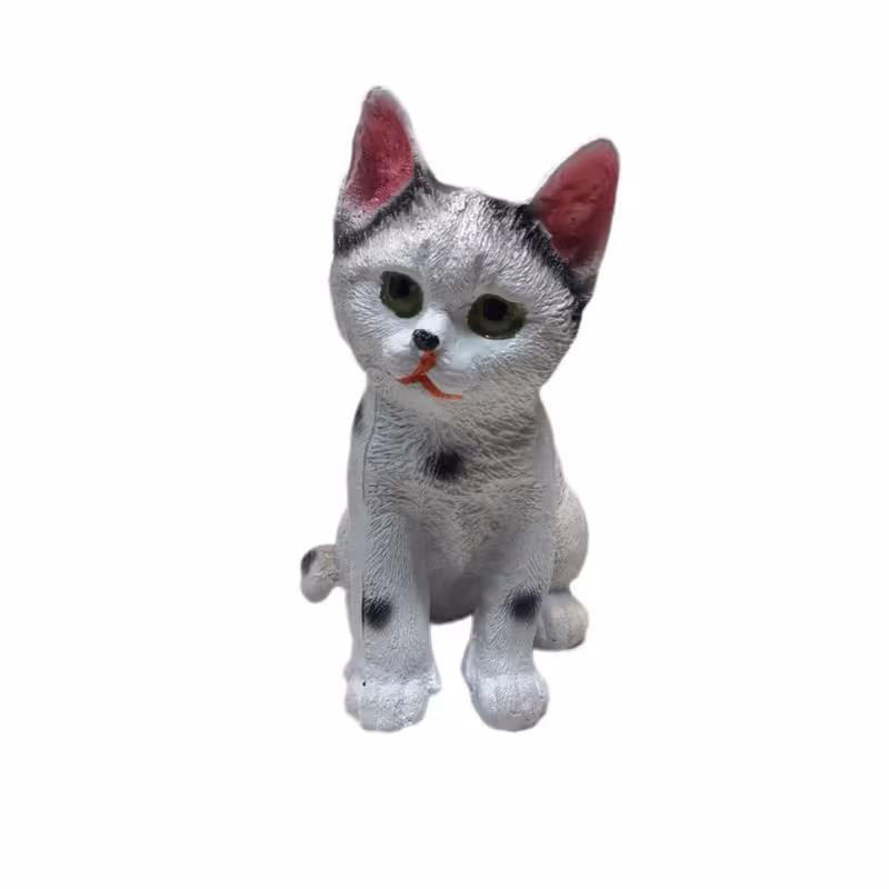 مجسمه مدل گربه خالخالی کد 01