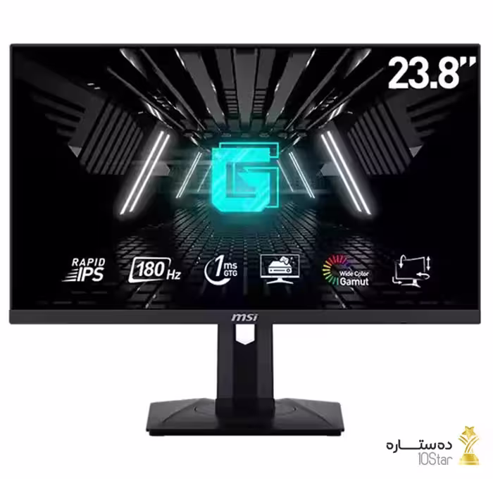 مانیتور گیمینگ ام اس آی مدل G244PF E2 سایز 24 اینچ IPS با کیفیت Full HD و نرخ تازه‌سازی 180 هرتز