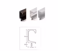 دستگیره شاخه ای شیارخور مدل G ملونی کد 7010