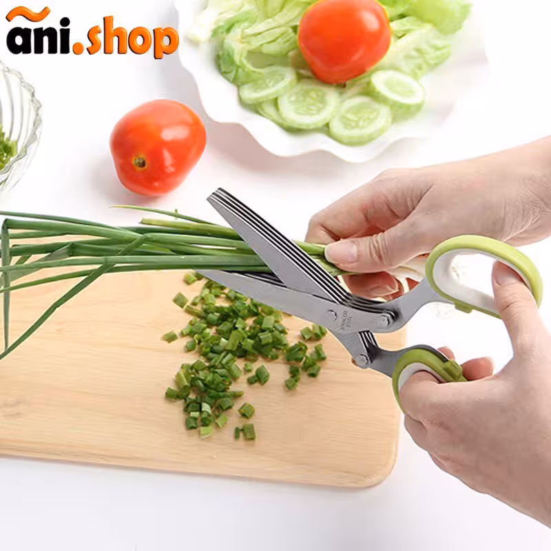 قیچی سبزی خرد کن 5تیغ