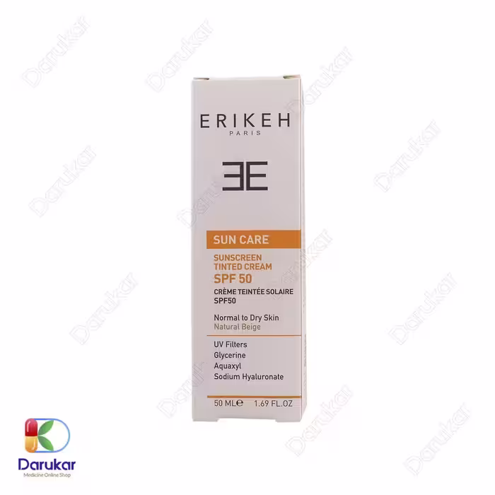 کرم ضد آفتاب پوست خشک و نرمال اریکه SPF50