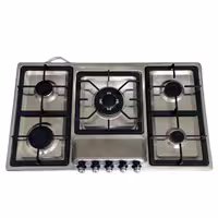اجاق گاز صفحه ای استیل نوریس مدل لینا