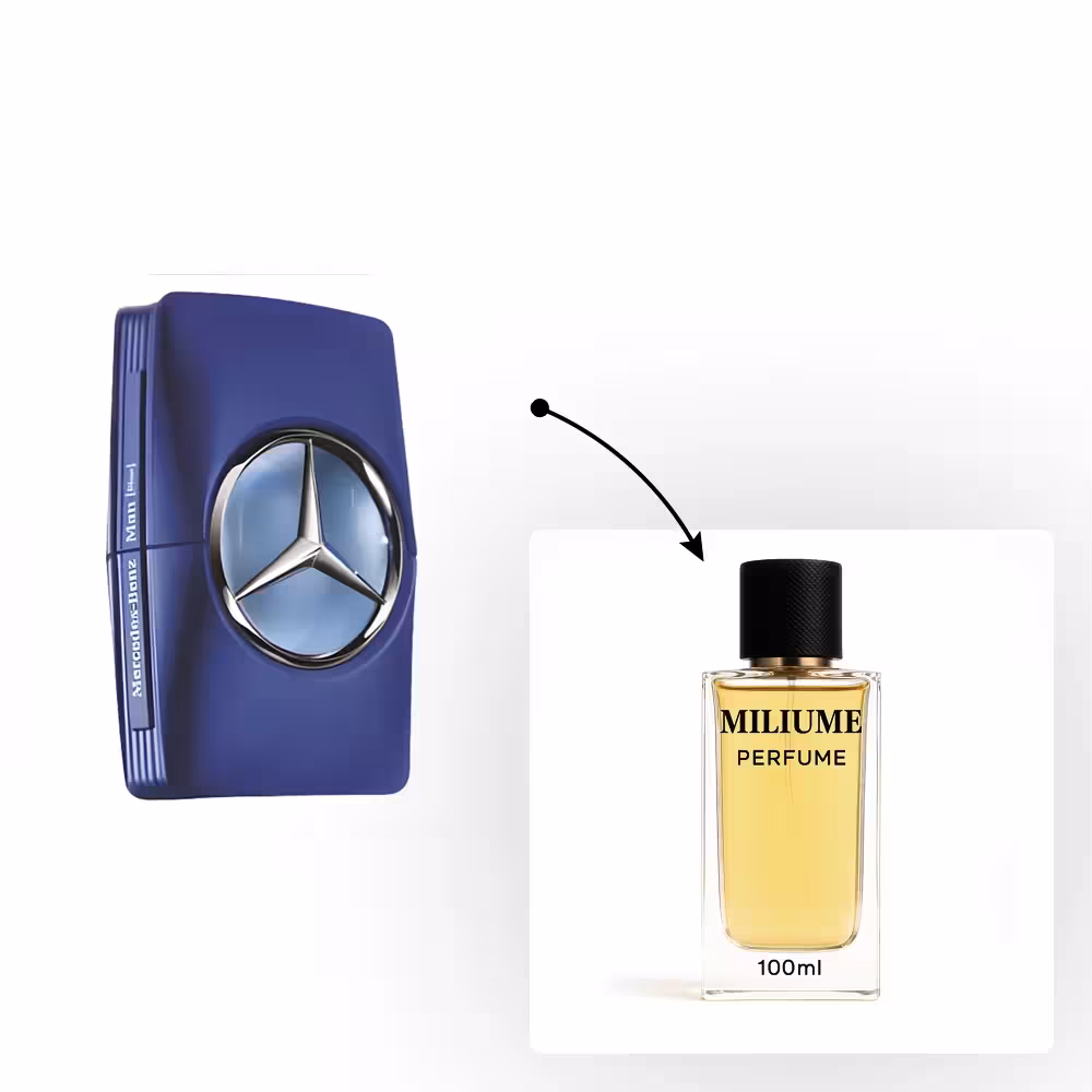 اسانس عطر Mercedes Benz Man Blue برند gemini - کد 2092 - مرسدس بنز من بلو 100ML - میلیوم پرفیوم