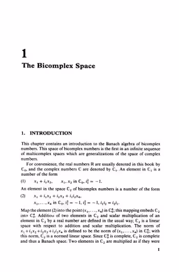 خرید و دانلود نسخه کامل کتاب An Introduction to Multicomplex Spaces and Functions