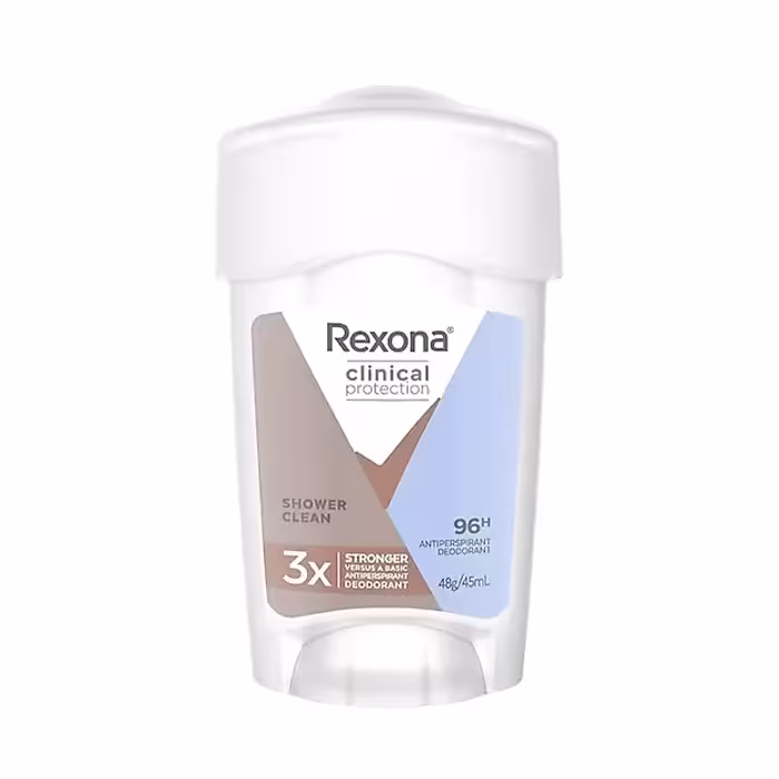 مام کرمی ضد تعریق زنانه کلینیکال رکسونا مدل شاور کلینRexona Clinical Protection shower clean