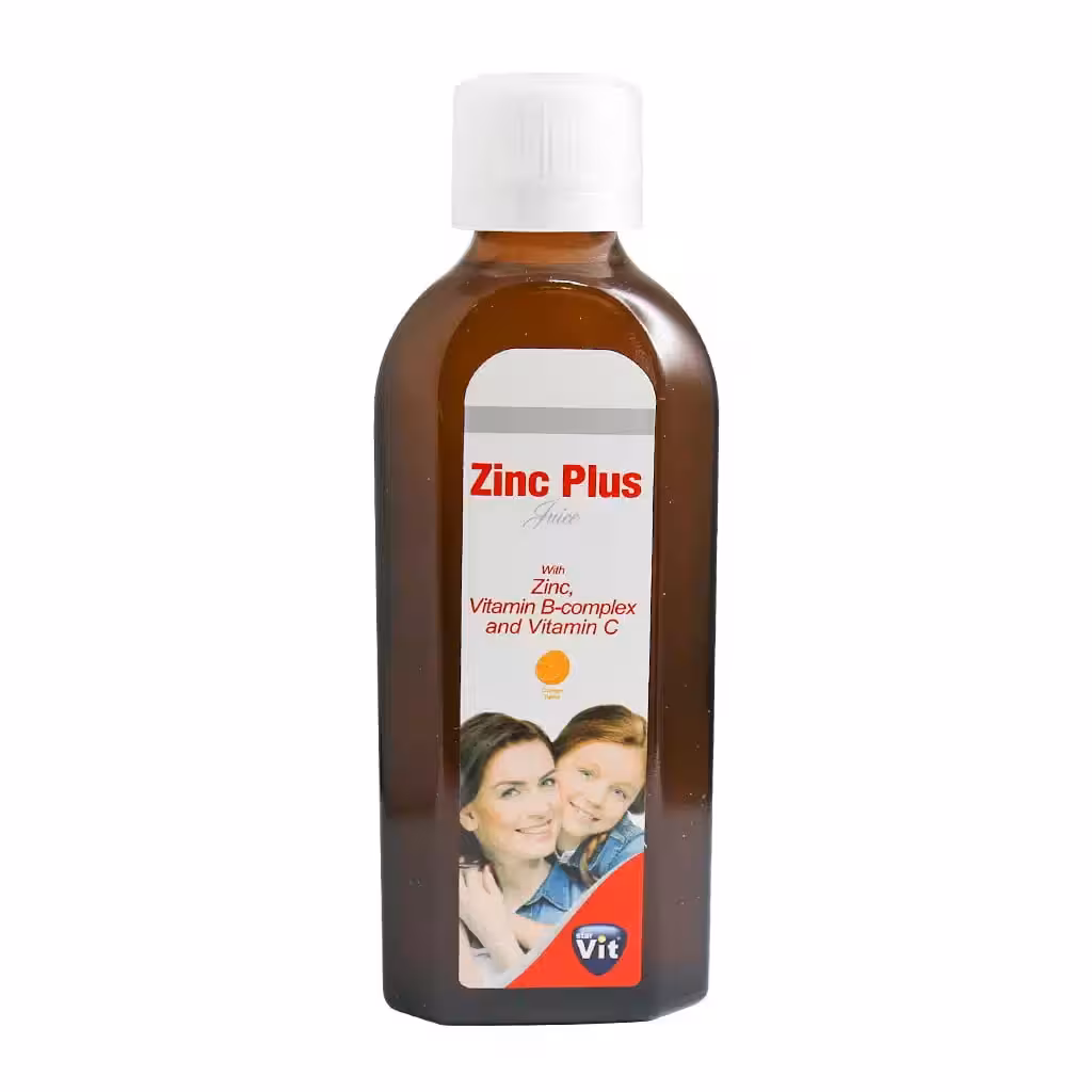 شربت زینک پلاس استار ویت با طعم پرتقال 200 میلی لیتر