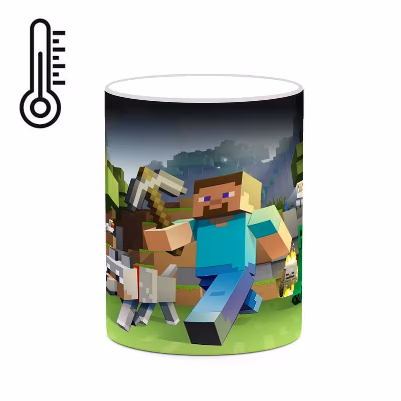 ماگ حرارتی چیتوکالا طرح ماینکرافت minecraft مدل mgh41124