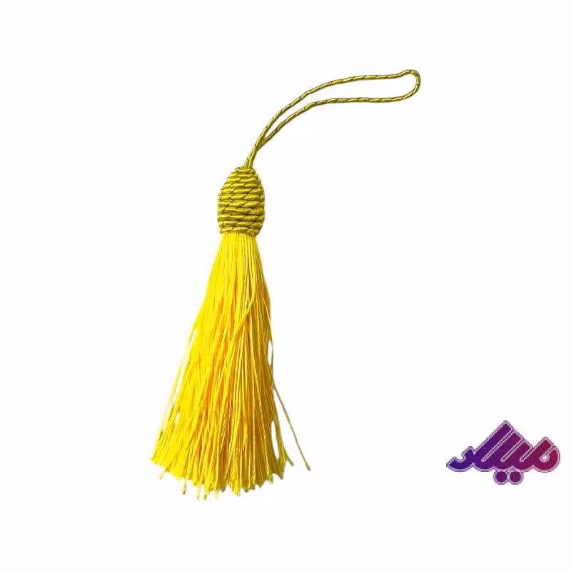 منگوله زرد 10 سانت