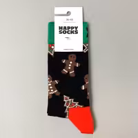 جوراب ساقدار هپی ساکس طرح کريسمس کوکی