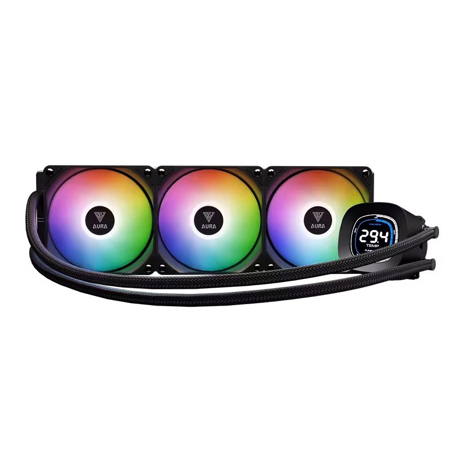 خنک کننده پردازنده گیم دیاس AURA GL360 DIGITAL Black | فروشگاه گیمینگ تکاف