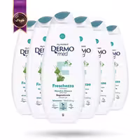 6 عدد ژل حمام درمومد Dermomed مدل طراوت مشک سفید Freschezza Muschio Bianco حجم 600 میلی لیتر (اورجینال)