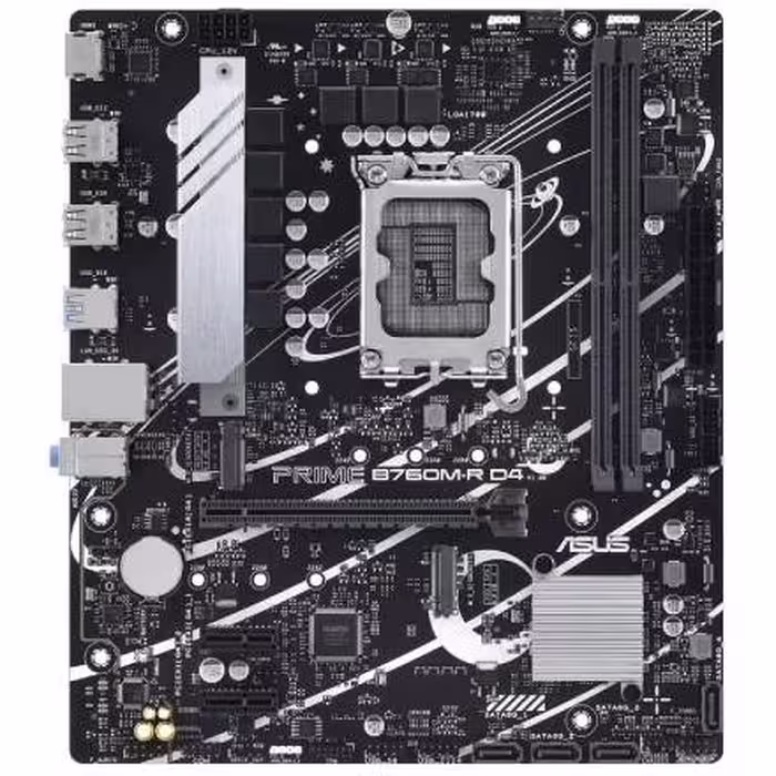 مادربرد ایسوس، مدل PRIME B760M-R، پشتیبانی از رم DDR4
