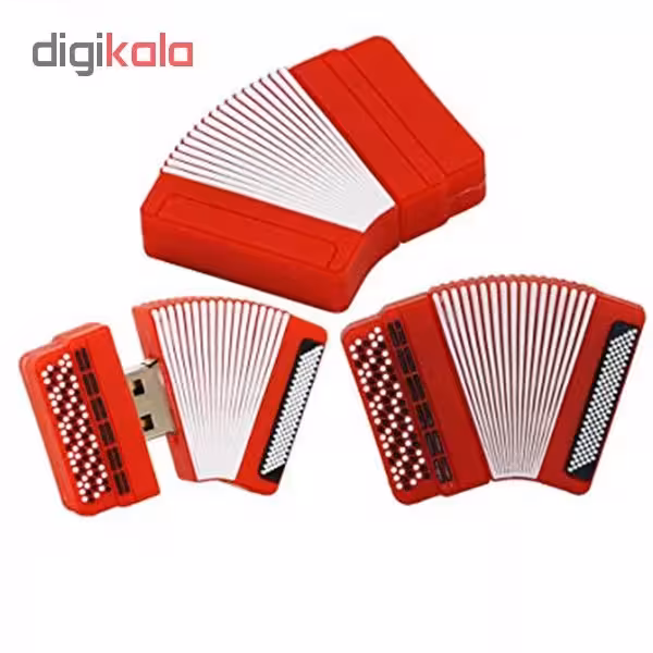 فلش مموری طرح آکاردئون مدل Ul-Pv-Acrd01 ظرفیت8گیگابایت