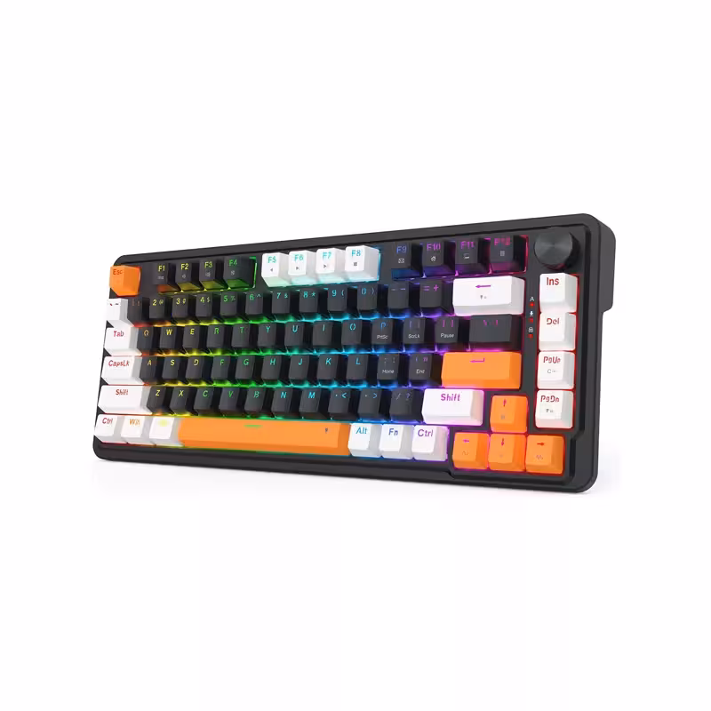 کیبورد گیمینگ ردراگون مدل Landshaker K714WBO RGB