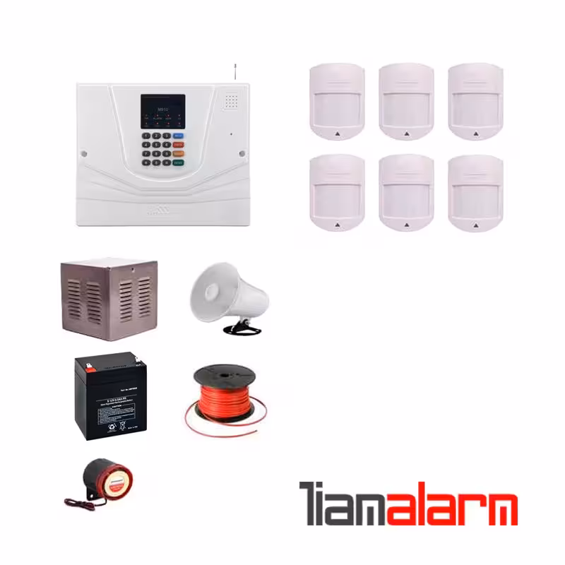 پکیج دزدگیر اماکن با سیم مدل مستر سیم کارتی و تلفنی M930H66