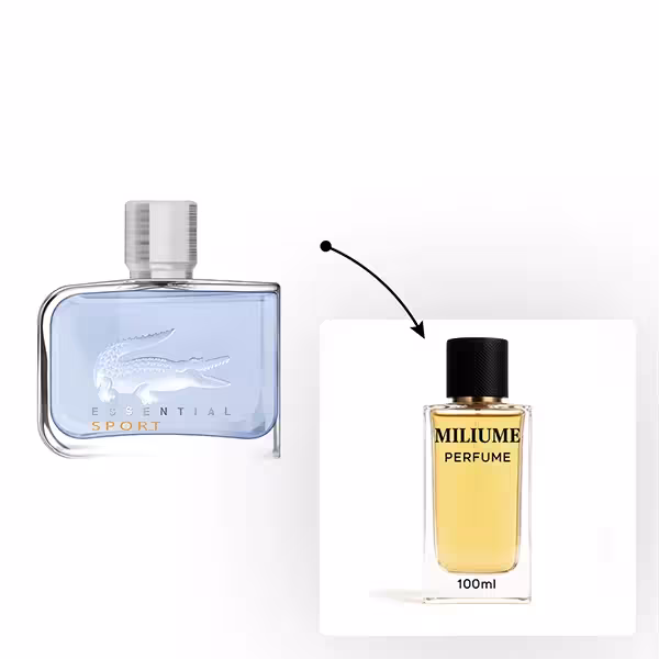 اسانس عطر Lacoste Essential Sport برند Givaudan - کد 2380 - لاگوست اسنشیال اسپرت 100ML - میلیوم پرفیوم